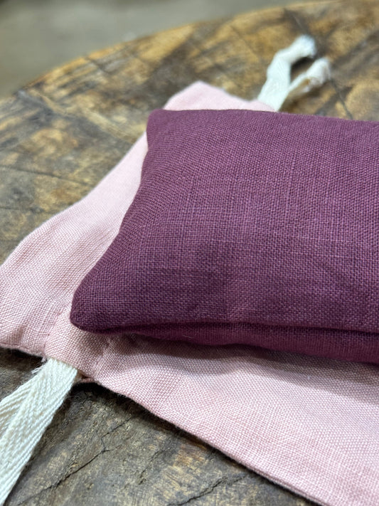 Eye Pillow - Burgundy & Pink | Jade and May-1