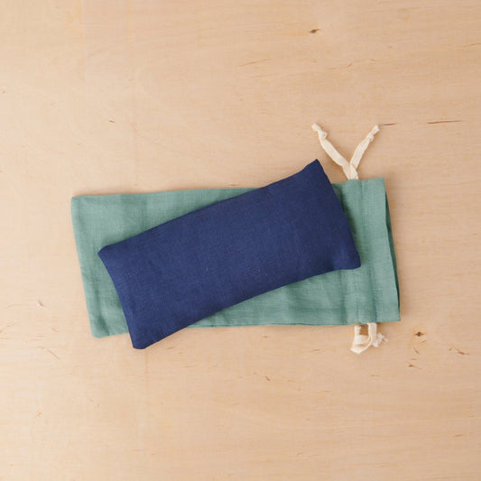 Eye Pillow in Navy & Sage | Jade and May-0